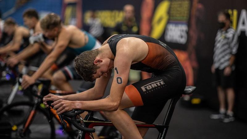 First time racing @superleaguetriathlon 🔥